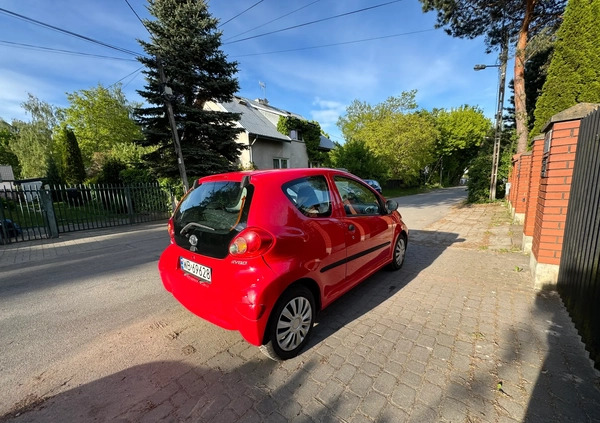 Toyota Aygo cena 9900 przebieg: 139000, rok produkcji 2006 z Warszawa małe 301